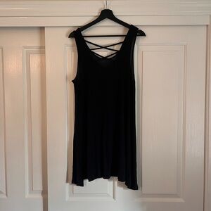 Heart Hips Black Mini Dress